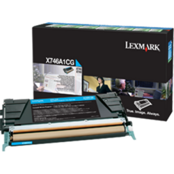 Lexmark Toner X746A1CG Cyan Return