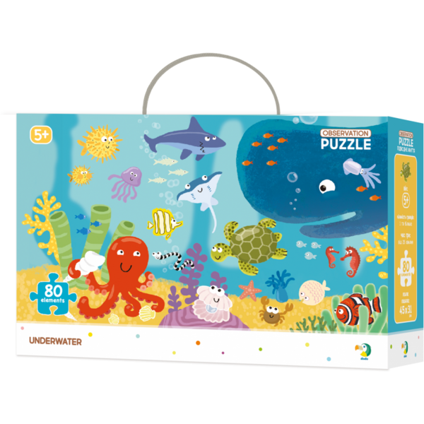 Dodo Puzzle - Animalute marine (80 piese)