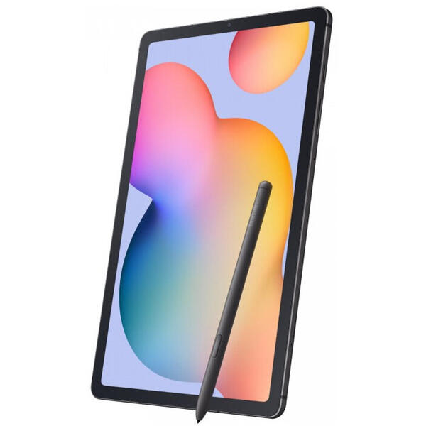 Tableta Samsung Galaxy Tab S6 Lite, 10.4 inch Multi-touch, Exynos 9611 Octa Core, 4GB RAM, 64GB flash, Wi-Fi, Bluetooth, GPS, 4G, Android 10, Gray