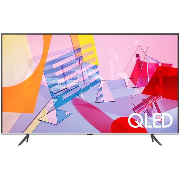 Televizor QLED Samsung 215 cm, QE85Q60TA, Smart TV, 4K Ultra HD, CI+, Negru