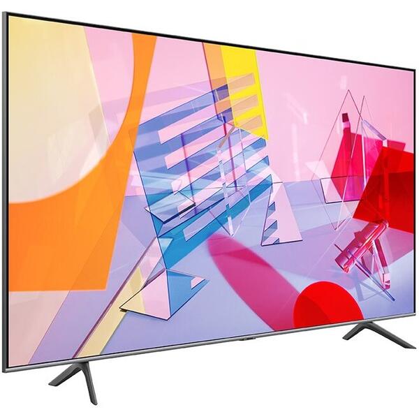 Televizor QLED Samsung 215 cm, QE85Q60TA, Smart TV, 4K Ultra HD, CI+, Negru