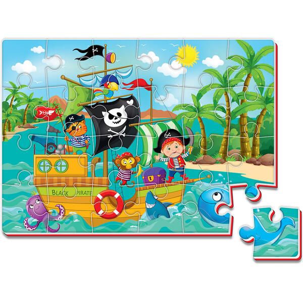 Puzzle Pirati 24 piese Roter Kafer RK1201-12