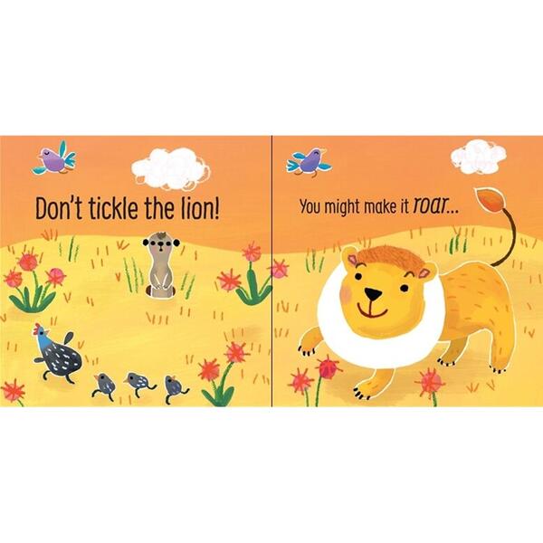 Usborne Touchy Feely Sounds - Don't Tickle the Lion!