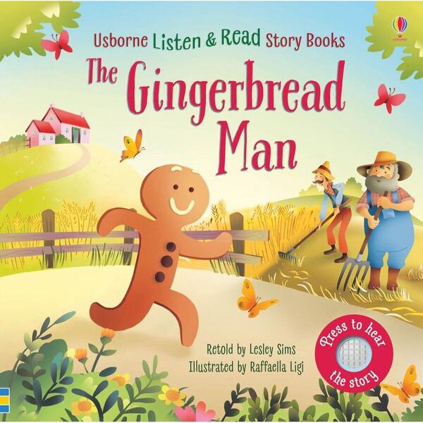 Listen & Read - The Gingerbread Man - Carte Usborne 3+
