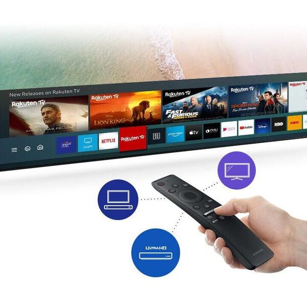 Televizor QLED Smart Samsung, 189 cm, 75Q90T, 4K Ultra HD