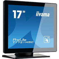 Monitor cu ecran tactil capacitiv, IIYAMA, ProLite T1721MSC-B1, IP54, 17"