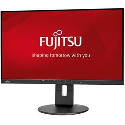 Monitor IPS LED Fujitsu 23.8" B24-9 TS, Full HD (1920 x 1080), VGA, HDMI, DisplayPort, Boxe, Pivot, 5 ms (Negru)