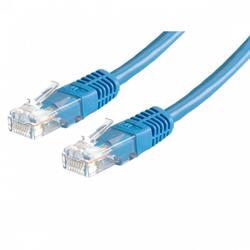 Cablu UTP Logilink-Patchcord gembird, CAT 5e, 0,50m albastru