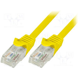 Cablu UTP LogiLink CP1087U, Patchcord, CAT.5e, 7.5m ,Galben