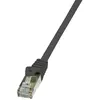 Cablu Patch cord Logilink, cat5e F/UTP 3m, Negru, CP1063S