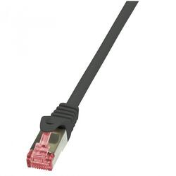 Cablu S/FTP LogiLink CQ2073S, Patchcord, CAT.6, 5 m (Negru)
