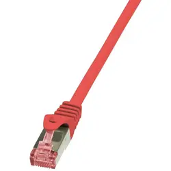 Cablu Patchcord LogiLink Cablu Cat.6 S/FTP PIMF PrimeLine 10m, Rosu