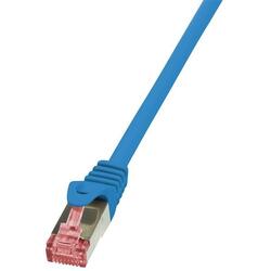 Cablu patchcord Cat.6 S/FTP PIMF PrimeLine 10m, Albastru