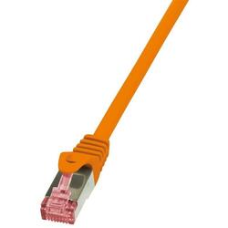 Cablu S/FTP LogiLink CQ2078S, Patchcord, CAT.6, 5 m , Portocaliu