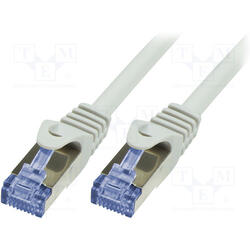 Cablu S/FTP LogiLink CQ3072S, Cat.6A, Patchcord (Gri)