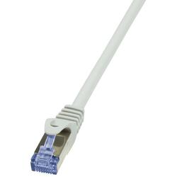 Cablu S/FTP LogiLink CQ3102S, Patchcord, CAT.6a, 15 m , Gri