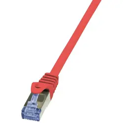 Cablu de retea , Logilink , Cat.6A 10G S/FTP PIMF PrimeLine , 5m , rosu