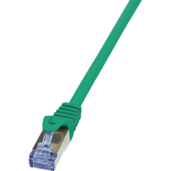 Cablu S/FTP LogiLink CQ3035S, Cat.6A, Patchcord (Verde)