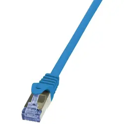 Patch Cablu Cat.6A 10G S/FTP PIMF PrimeLine 7,5m, LogiLink, Albastru