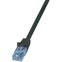 Patch Cable Cat.6A 10GE Home U/UTP EconLine black 3,00m