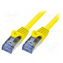 Cablu S/FTP LogiLink CQ3037S, Cat.6A, Patchcord (Galben)