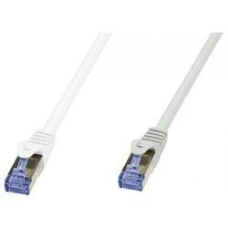 LOGILINK - Patchcord Cablu Cat.6A 10G S/FTP PIMF PrimeLine 0,25m , Gri, CQ3012S