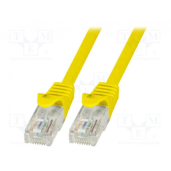 logilink Cablu Patchcord CAT6 U/UTP EconLine 1,50m galben