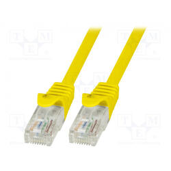 Cablu Patchcord CAT6 U/UTP EconLine 1,50m galben