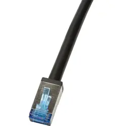Cablu S/FTP LOGILINK Cat6a, cupru-aluminiu, 30 m, negru, AWG26, dublu ecranat CQ7123S