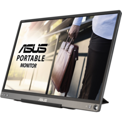 Monitor portabil LCD IPS ASUS ZenScreen MB16ACE, 15.6", Full HD, Flicker Free, gri inchis