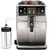 Espressor automat Saeco Xelsis SM7683/00, Ecran tactil cu Coffee Equalizer, Sistem Latteduo, 15 selectii , 6 profiluri, Rasnita ceramica cu 12 trepte, AquaClean, Negru/Inox