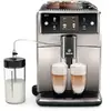 Espressor automat Saeco Xelsis SM7683/00, Ecran tactil cu Coffee Equalizer, Sistem Latteduo, 15 selectii , 6 profiluri, Rasnita ceramica cu 12 trepte, AquaClean, Negru/Inox