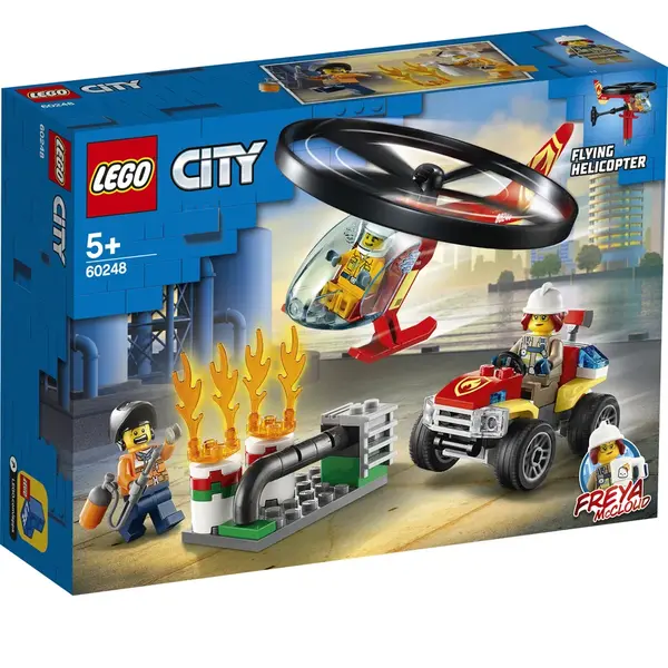 LEGO® City Fire 60248- Intervenție cu elicopterul de pompieri