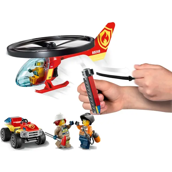LEGO® City Fire 60248- Intervenție cu elicopterul de pompieri