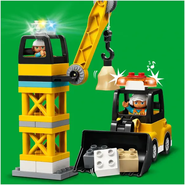 LEGO® DUPLO Town 10933- Constructii cu macara