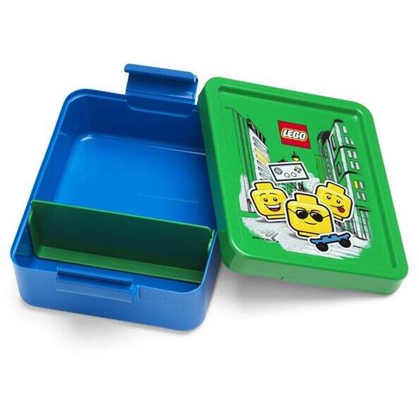 LEGO® Cutie pentru sandwich LEGO Iconic albastru-verde (40521724)