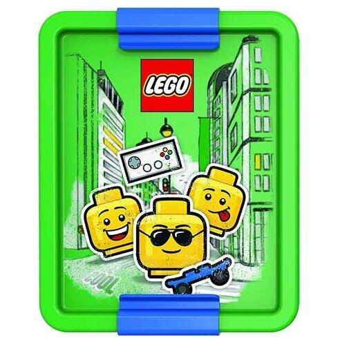 LEGO® Cutie pentru sandwich LEGO Iconic albastru-verde (40521724)