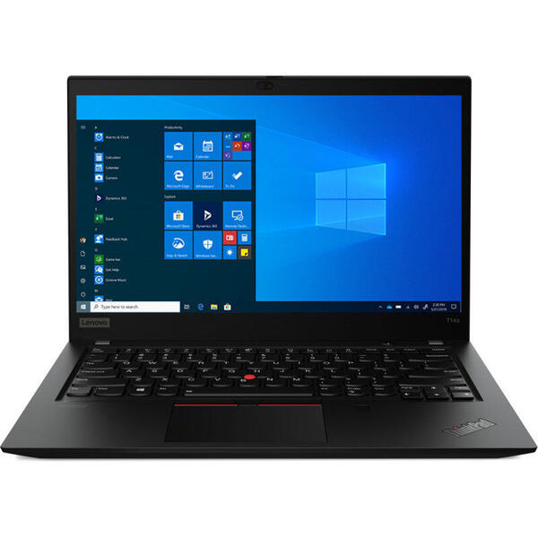 Notebook / Laptop Lenovo 14'' ThinkPad T14s Gen 1, FHD, Procesor AMD Ryzen™ 5 PRO 4650U (8M Cache, up to 4.0 GHz), 8GB DDR4, 256GB SSD, Radeon, Win 10 Pro, Black