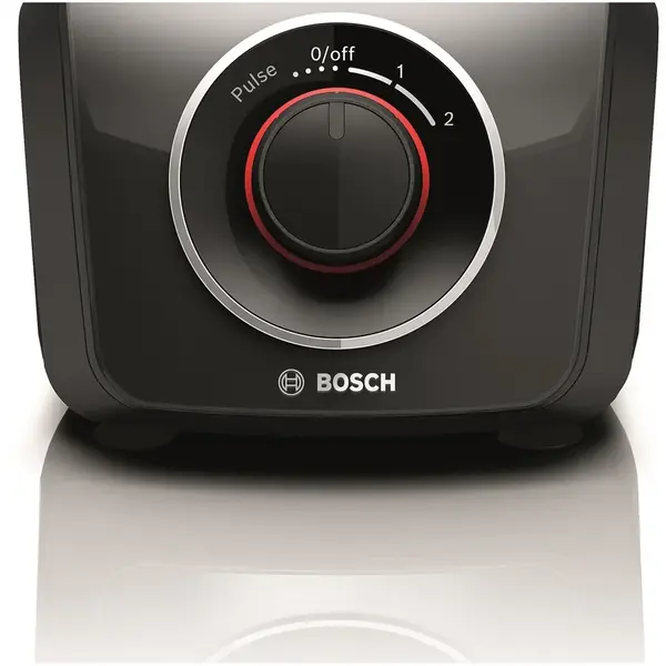 Blender Bosch MMB42G0B, 700 W, 2.3 l, 2 viteze + functie turbo, Negru