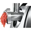 Masina de tocat carne Bosch MFW67450, 2000 W, 3.5 kg/min, Accesoriu suc rosii, 3 site, palnie carnati si kebbe, Negru/Gri