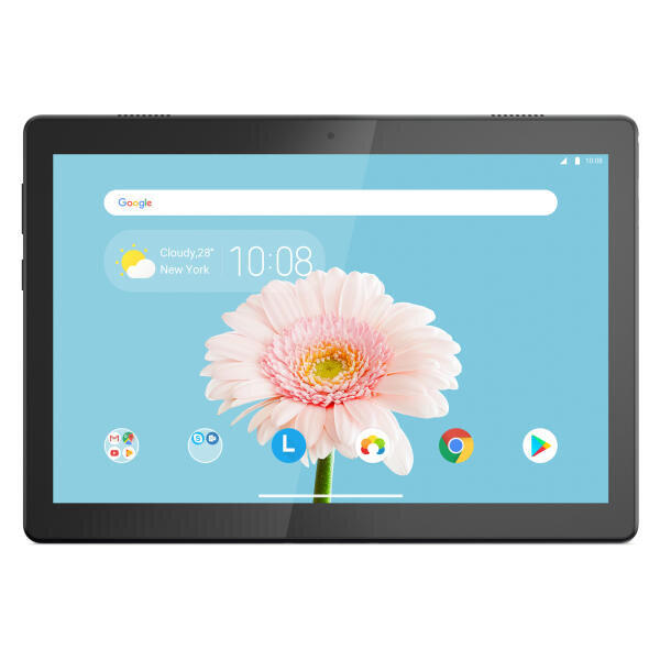 Tableta Lenovo Tab M10 TB-X505L, Procesor Quad-Core 2.0GHz, IPS Capacitive touchscreen 10.1", 2GB RAM, 32GB Flash, 5MP, Wi-Fi, Bluetooth, 4G, Android (Negru)
