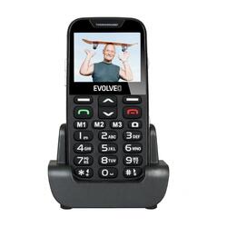 Telefon Mobil pentru seniori, Evolveo EasyPhone XD, EP600, Negru