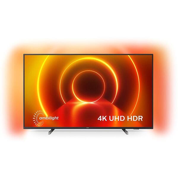 Televizor LED Philips 127 cm, Ultra HD 4K, Smart TV, 50PUS7805/12