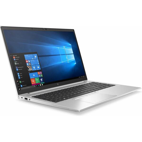 Laptop HP EliteBook 850 G7, 15.6 inch FHD cu procesor Intel Core i7-10510U (1.8GHz, up to 4.9GHz, 8MB), Intel UHD Graphics, 16GB, SSD 512GB, no ODD, Windows 10 Pro, Argintiu