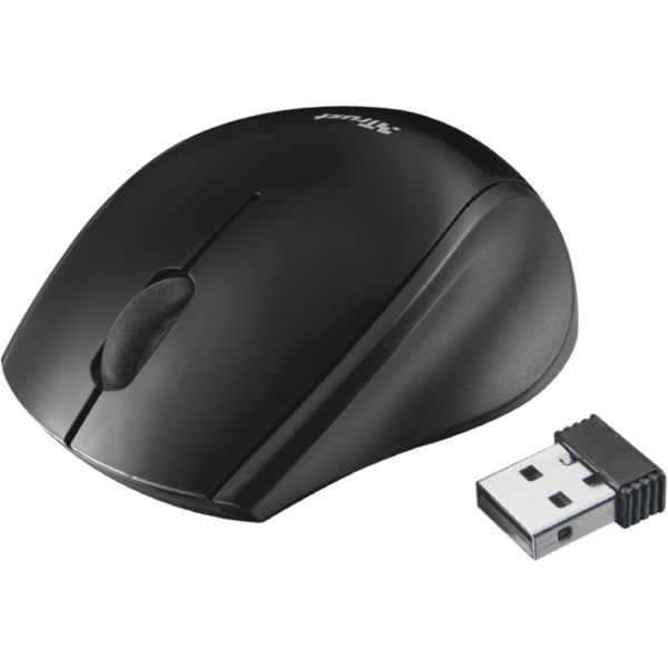 Mouse Wireless Trust Oni Micro, Optic, 1200 DPI (Negru)
