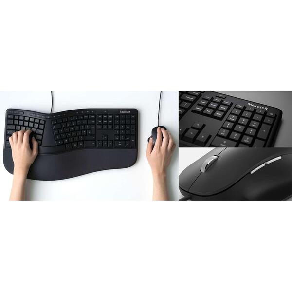 Kit tastatura + mouse Microsoft Ergonomic for Busines