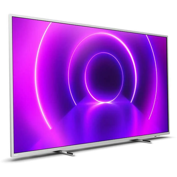 Televizor LED Philips 178 cm 70PUS8505, 4K Ultra HD, Smart TV, Ambilight, Android TV, WiFi, Argintiu
