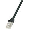 logilink Cablu Patchcord CAT6 U/UTP EconLine 2 m negru