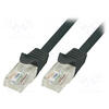 logilink Cablu Patchcord CAT6 U/UTP EconLine 10m negru