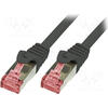 logilink Cablu Cat.6 S/FTP PIMF PrimeLine 10m, negru